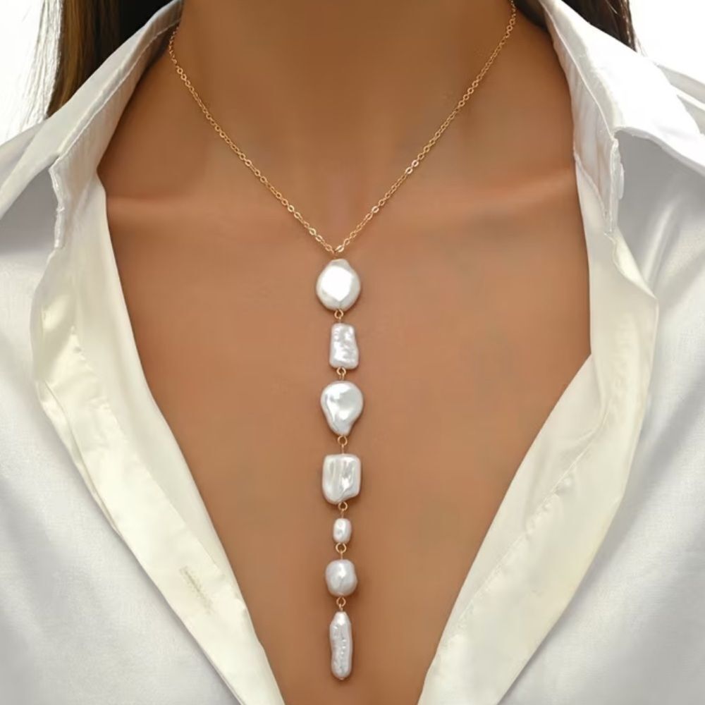 Pearl drop NecklaceโN1872